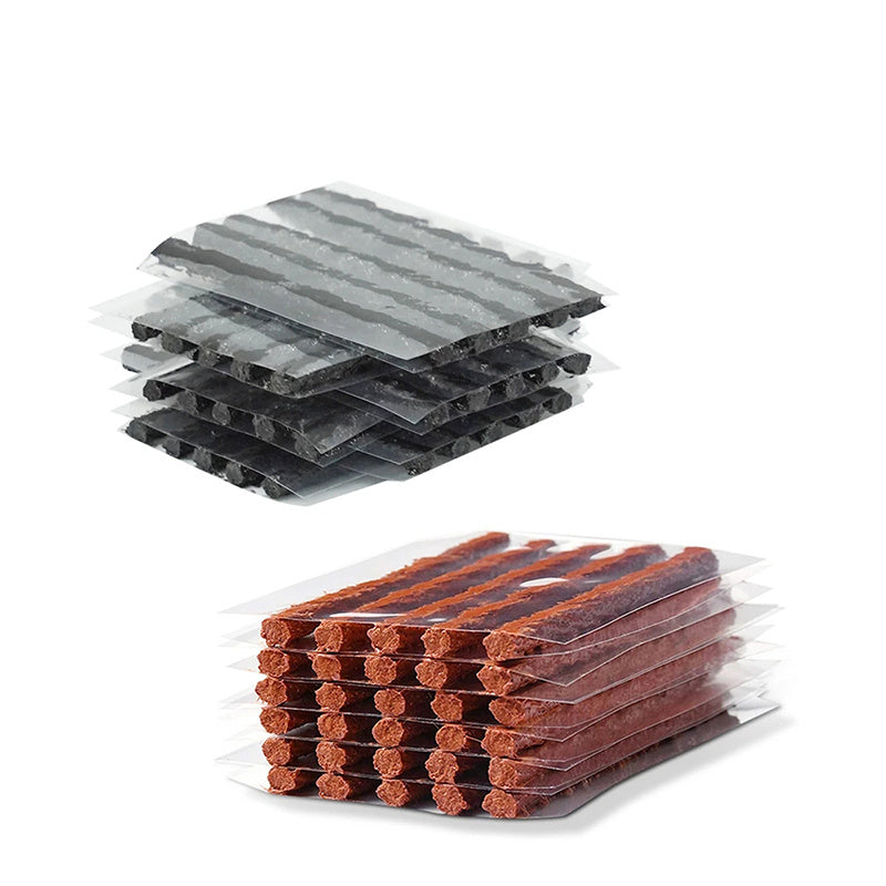 50PCS Tire Repair Strips: ly and Easily Fix Car and Motorcycle Tires!
