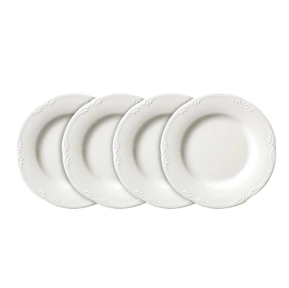 FiligreeSet of 4 Luncheon Plates