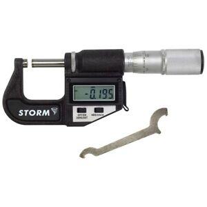 Central Tools & Lighting 3M301 0-1" and 0-25mm Digital Micrometer