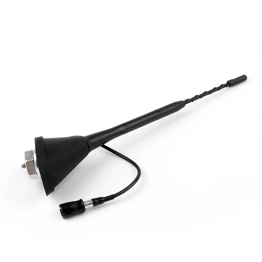 9" Amplified AM/PM Roof Aerial Antenna + Base Combo Set For VW Toyota Lexus Generic