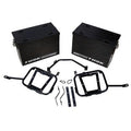 Aluminum Panniers with Pannier Racks Medium Black for KTM 990 Adventure Baja 2013