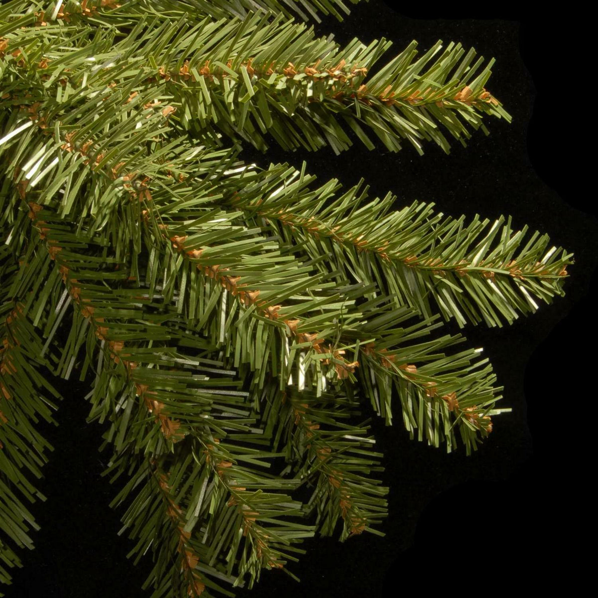 Artificial Christmas Tree 7.5 Ft H x 40 In W Slim Green Fir Multi-Color Lights