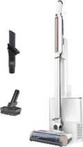 Shark WS642AE WANDVAC System, Ultra-Lightweight Powerful Cordless Stick Vacuum with HEPA Empty Base, Anti-Allergen Complete Seal, PowerFins, Self-Cleaning Brushroll &amp; Pet Tool, White