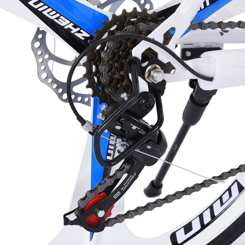 26" Road Bike,21 Speed Bicycles with Double Suspension/s Derailleur/MTB,High Carbon Steel Bicicleta for Man Women