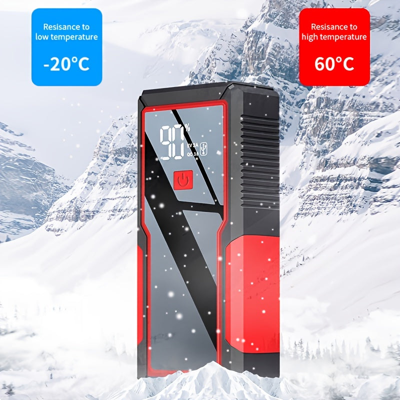 Boost Your Car Battery Instantly - Car Jump Starter & Power Bank With LED Light