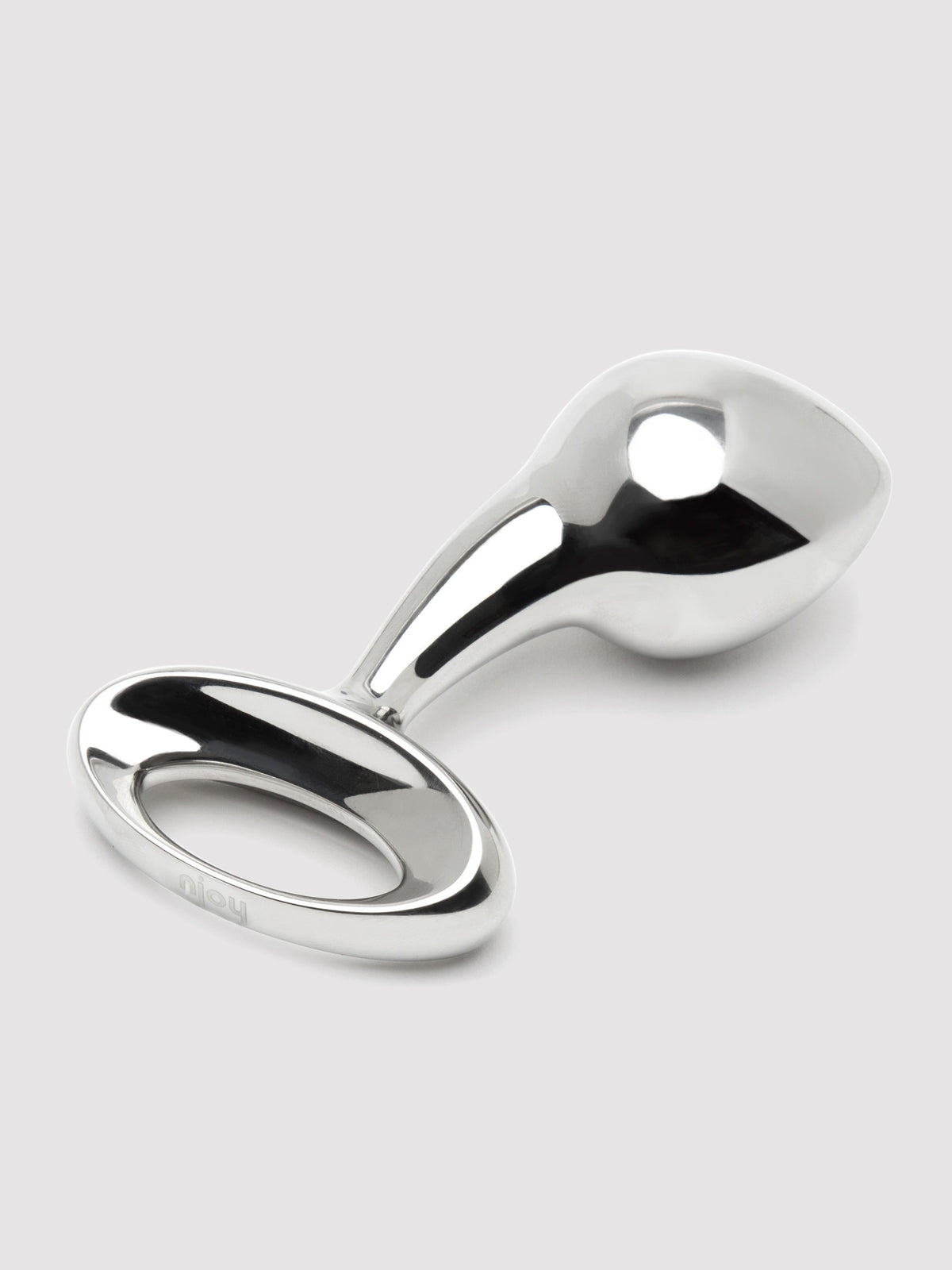 njoy Pure Plug Medium Stainless Steel Butt Plug, Silver