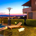 Outdoor Gas Heater,Portable Heater,88 Inches Tall Premium Standing Patio Heater,With Auto Shut Off And Simple Ignition System,Wheels And Base Reservoir