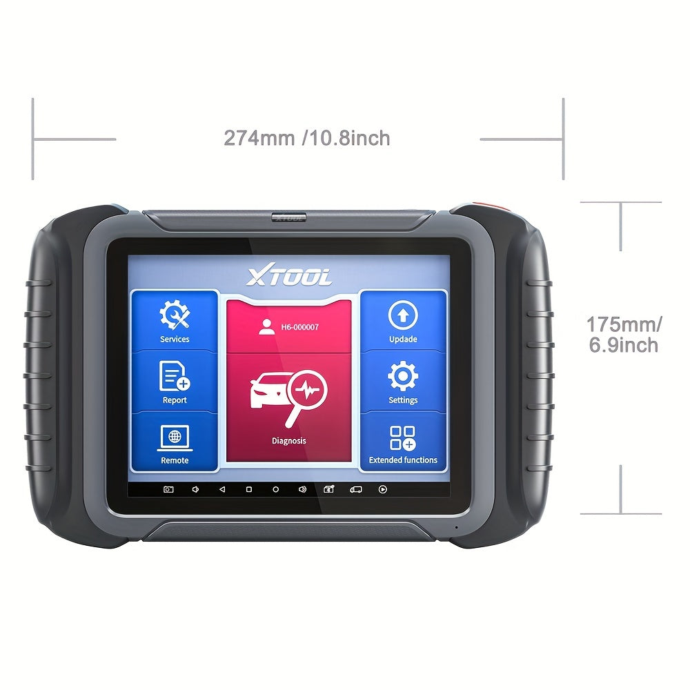 XTOOL D8 Automotive Diagnostic Scan Tools With ECU Coding, Bi-Directional Controls, 38+ Services, Key Programming, ABS Bleeding