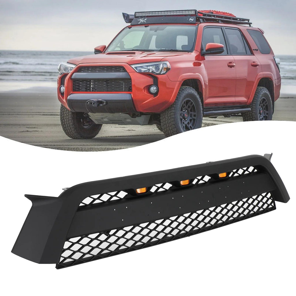 2010-2013 4Runner TRD Pro Style Front Bumper Grille Matte Black Grill Generic