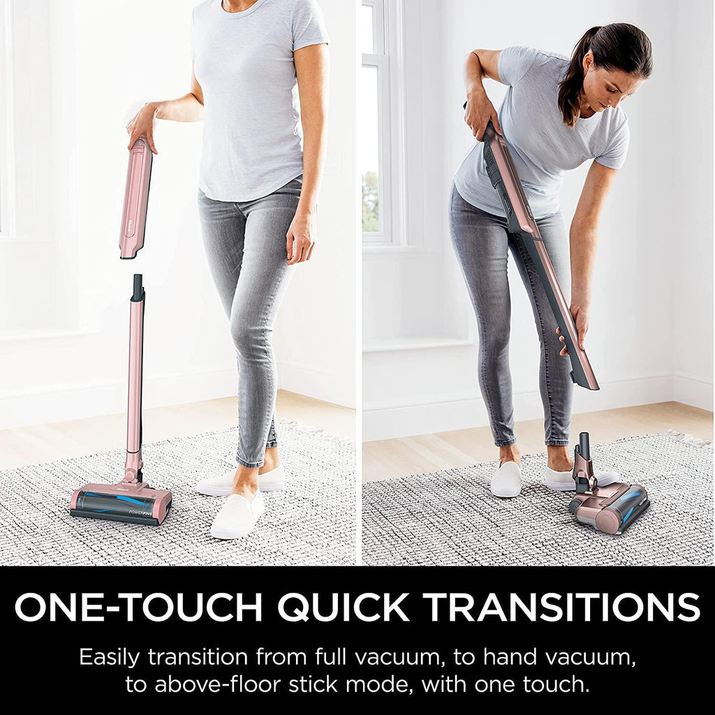 Shark WS632RGBRN WANDVAC System Ultra-Lightweight Powerful Cordless Stick Vacuum with Boost Mode, Charging Dock, Rose Gold
