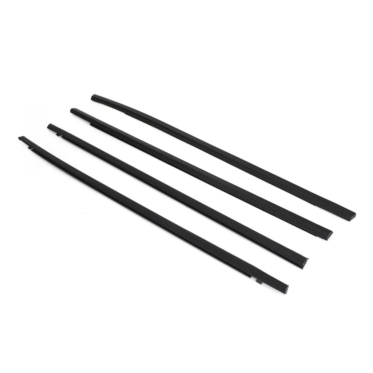 Honda Civic 2016-2023 4PCS Weatherstrip Window Moulding Trim Seal Belt Generic
