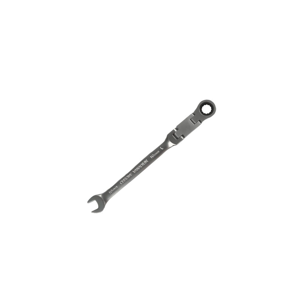 180° Flexible Head Ratchet Wrench Deep Offset 8-19mm Combination Dual-purpose Ratchet Tool Repair Ratchet Combination Set Car Hand Tools