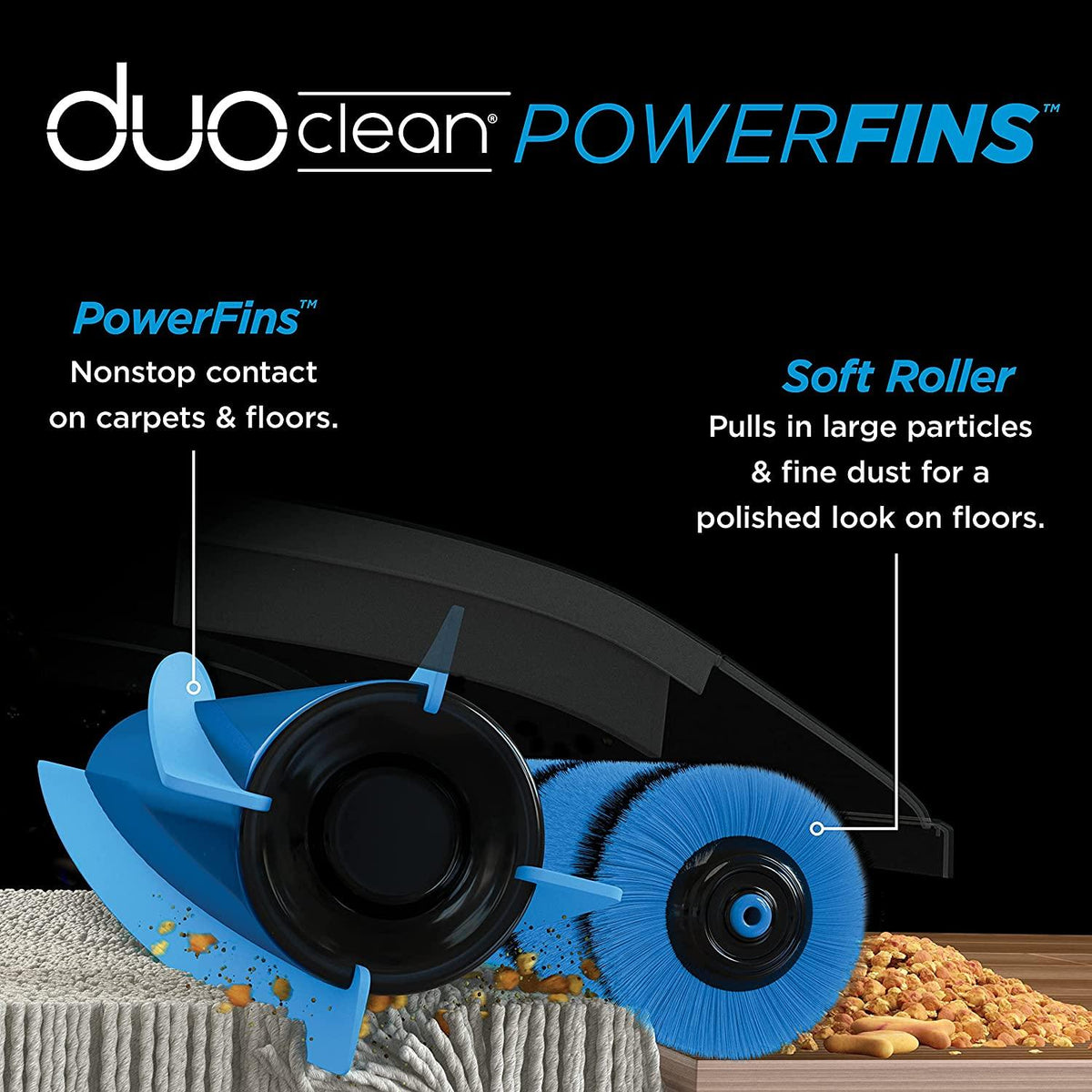Shark Vertex Pro Powered Lift-Away Cordless Vacuum with IQ Display, DuoClean PowerFins, Includes Crevice Tool, Pet Multi-Tool &amp; Anti-Allergen Dusting Brush, 60min Runtime, Electric Blue