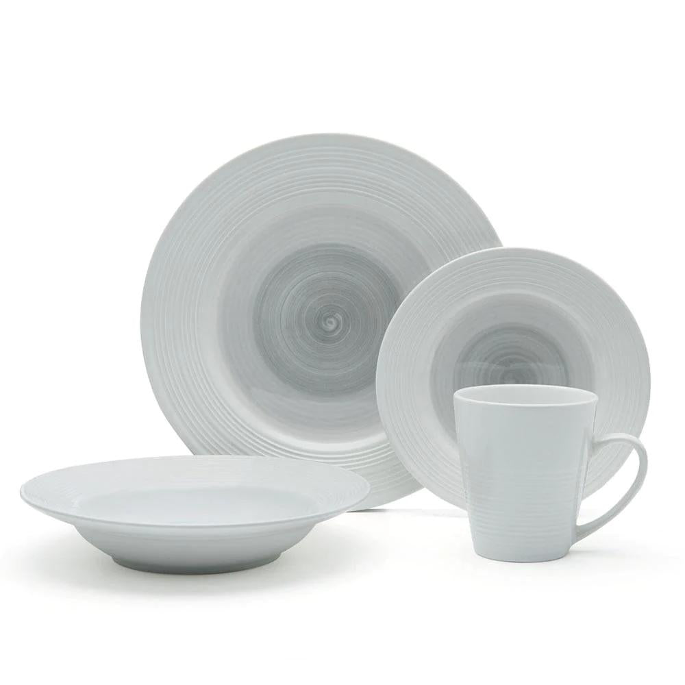 Annie Gray 16 Piece Dinnerware Set, Service for 4