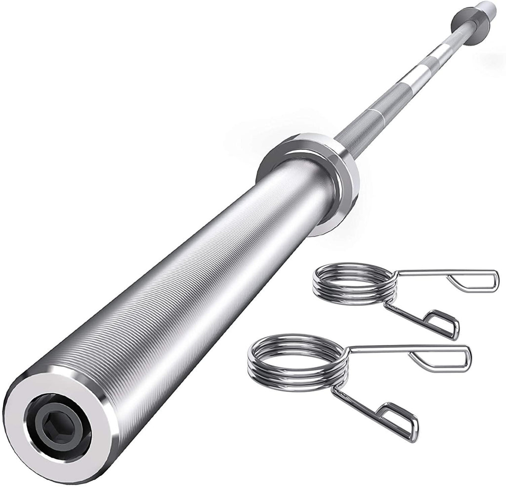 Weight Bars For Lifting With Ring Collars Set