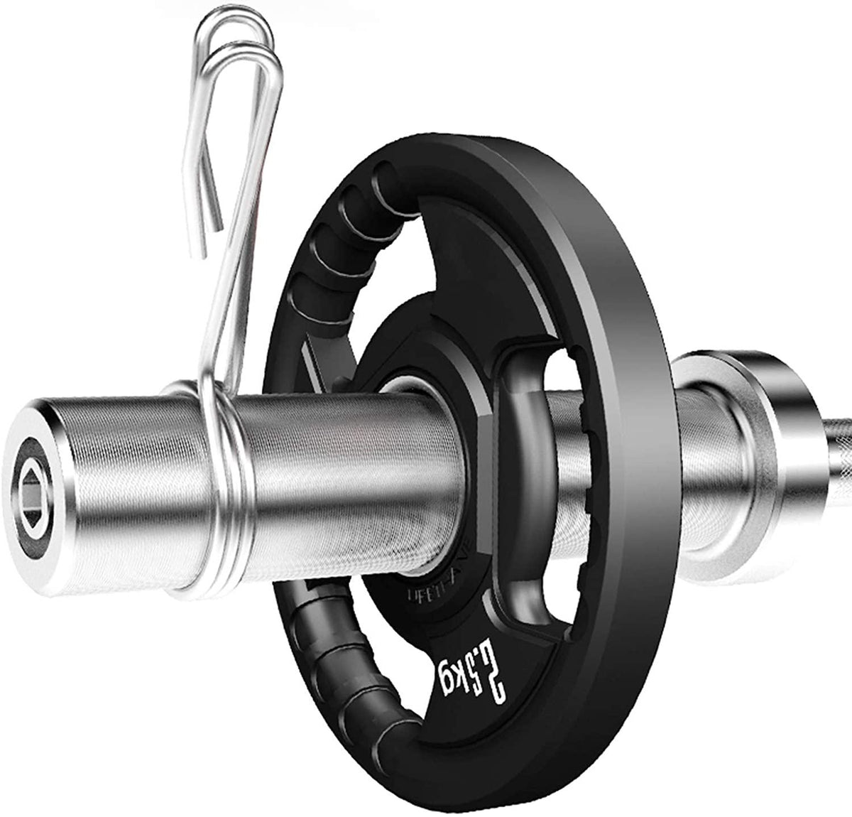 Weight Bars For Lifting With Ring Collars Set