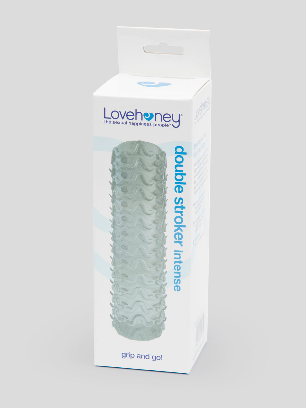 Lovehoney Reversible Double Stroker Intense Ticklers, Clear