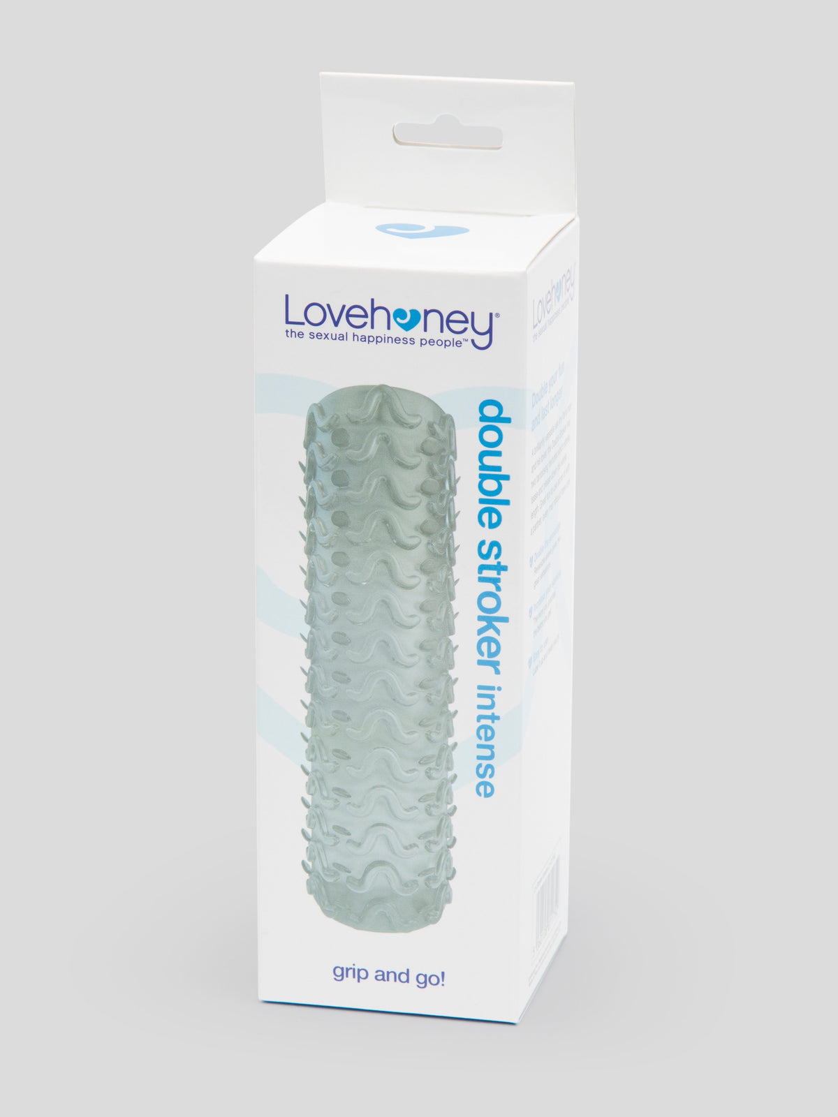 Lovehoney Reversible Double Stroker Intense Ticklers, Clear