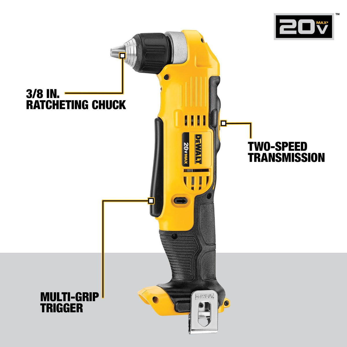 20V MAX Power Tools, 9 Cordless Tool Combo, Impact and Drill Driver, Oscillating Tool, Grinder,Circular and Reciprocating Saw,Right Angle Drill,Speaker,LED Light, 2 Batteries,Charger (DCK940D2)