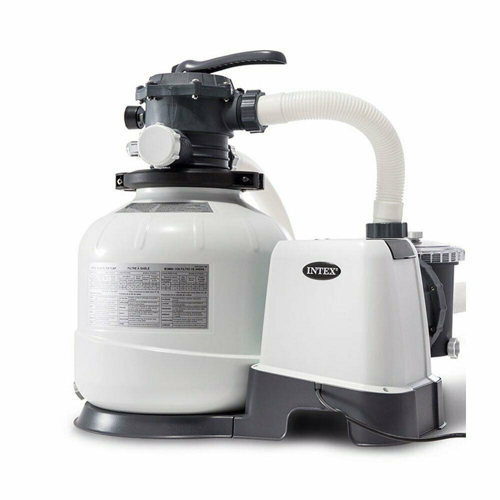 intex above ground pool sand filter pump bundled with replacement hose (2 pack)