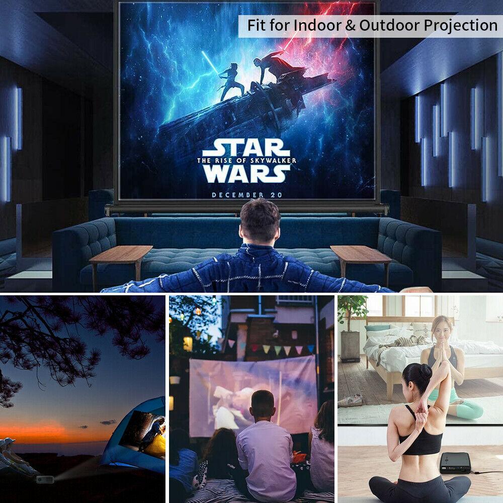 8500lms native 1080p fhd projector android 5g wifi led 4k home video tv zoom hd