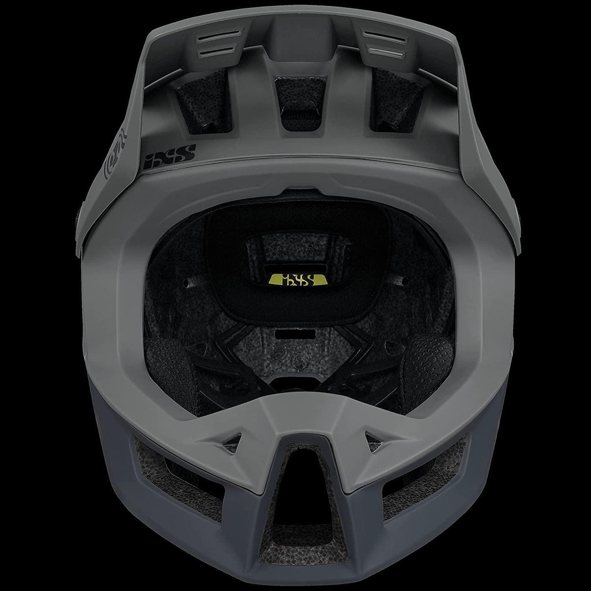 IXS Unisex Trigger FF Full Face All-Mountain Trail Enduro Protective Bike Helmet, Graphite, Small/Medium