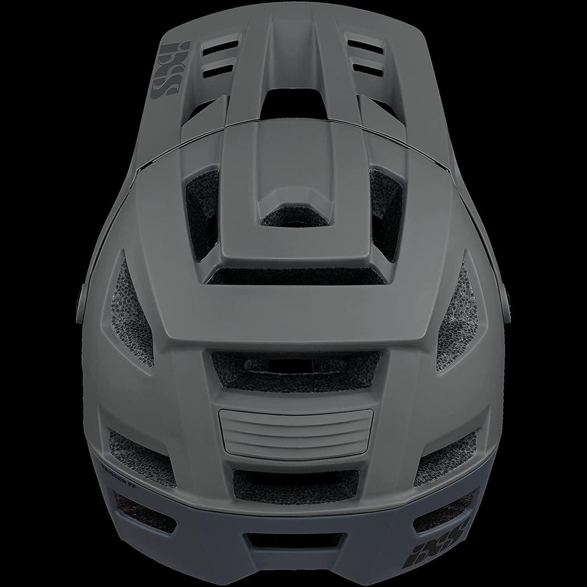 IXS Unisex Trigger FF Full Face All-Mountain Trail Enduro Protective Bike Helmet, Graphite, Small/Medium