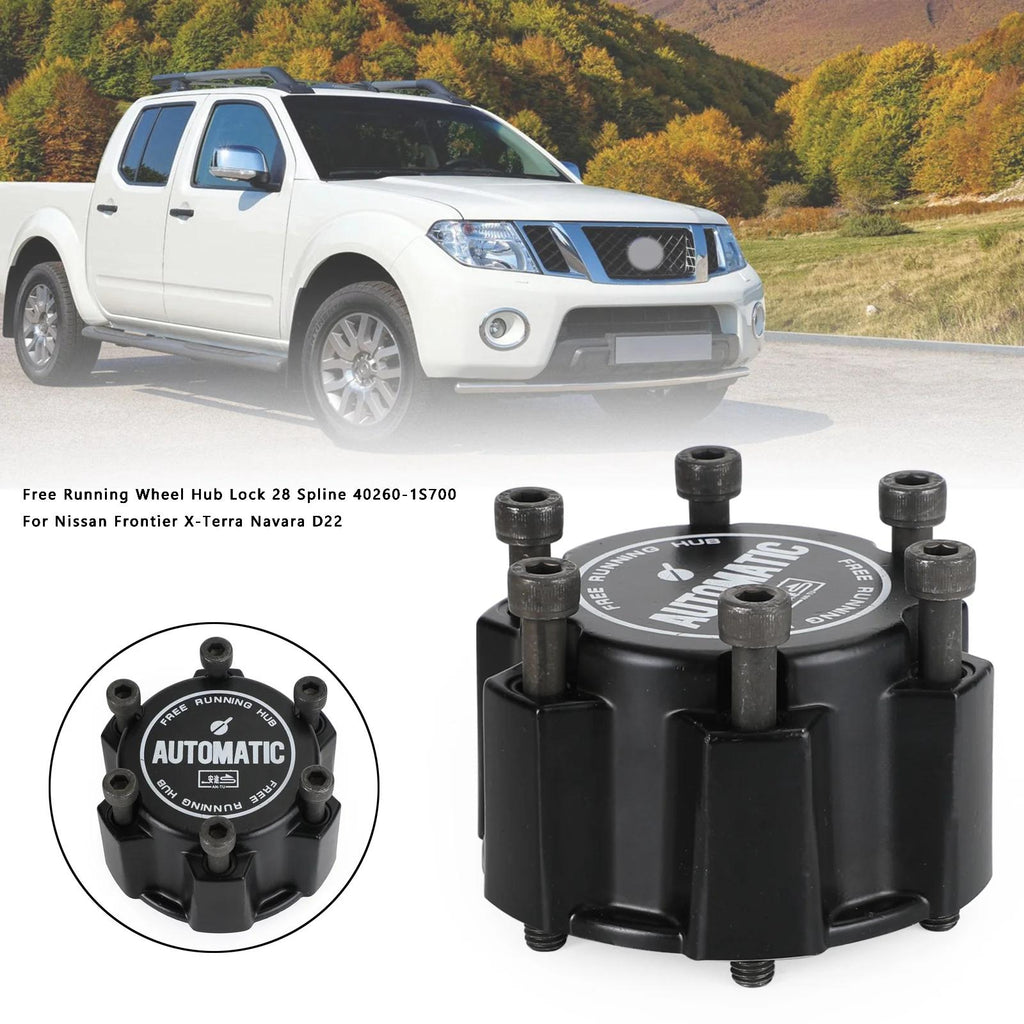 Nissan Frontier X-Terra Navara D22 Wheel Hub Lock 28 Spline 40260-1S700 Generic
