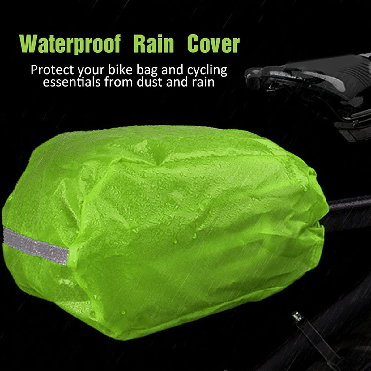 DALIZHAI777 Bike Bag Bike Trunk Bag Waterproof Quick-Release Bicycle Rear Rack Bag with Rain Cover Large Capacity Cycling Bike Cargo Bag Pannier with Taillight Rack Bicycle Accessories