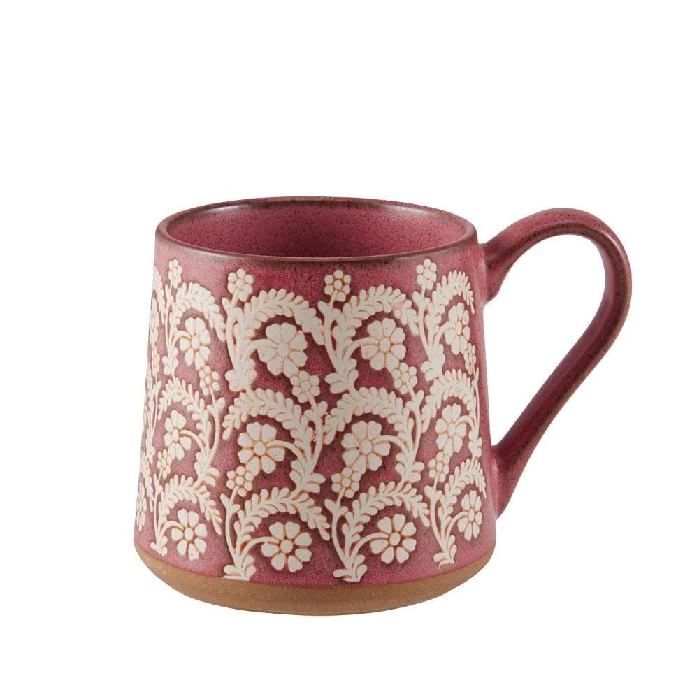 Floral Set of 6 Mugs, Assorted