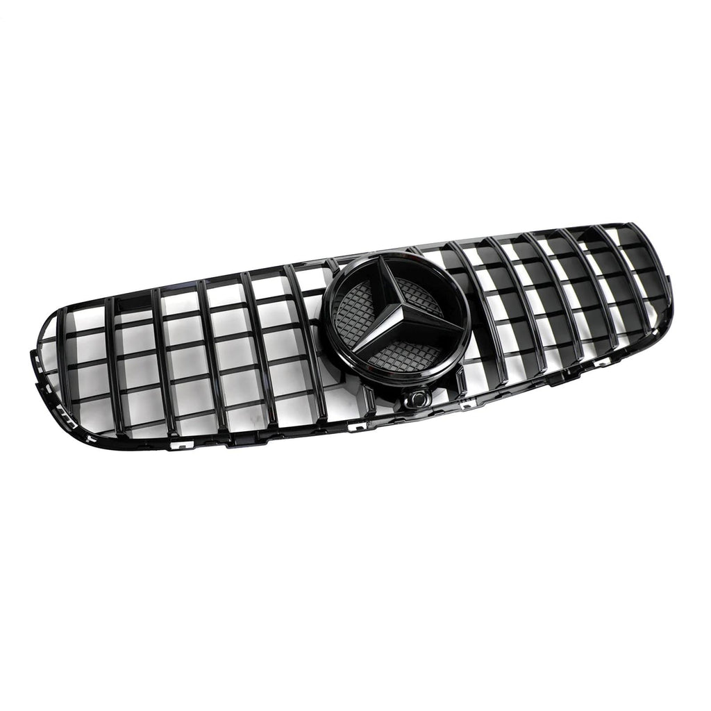 2015-2023 Benz W253 GLC-Class GLC300 GLC350 Front Bumper Grille Gloss Black Grill With Camera Hole Generic