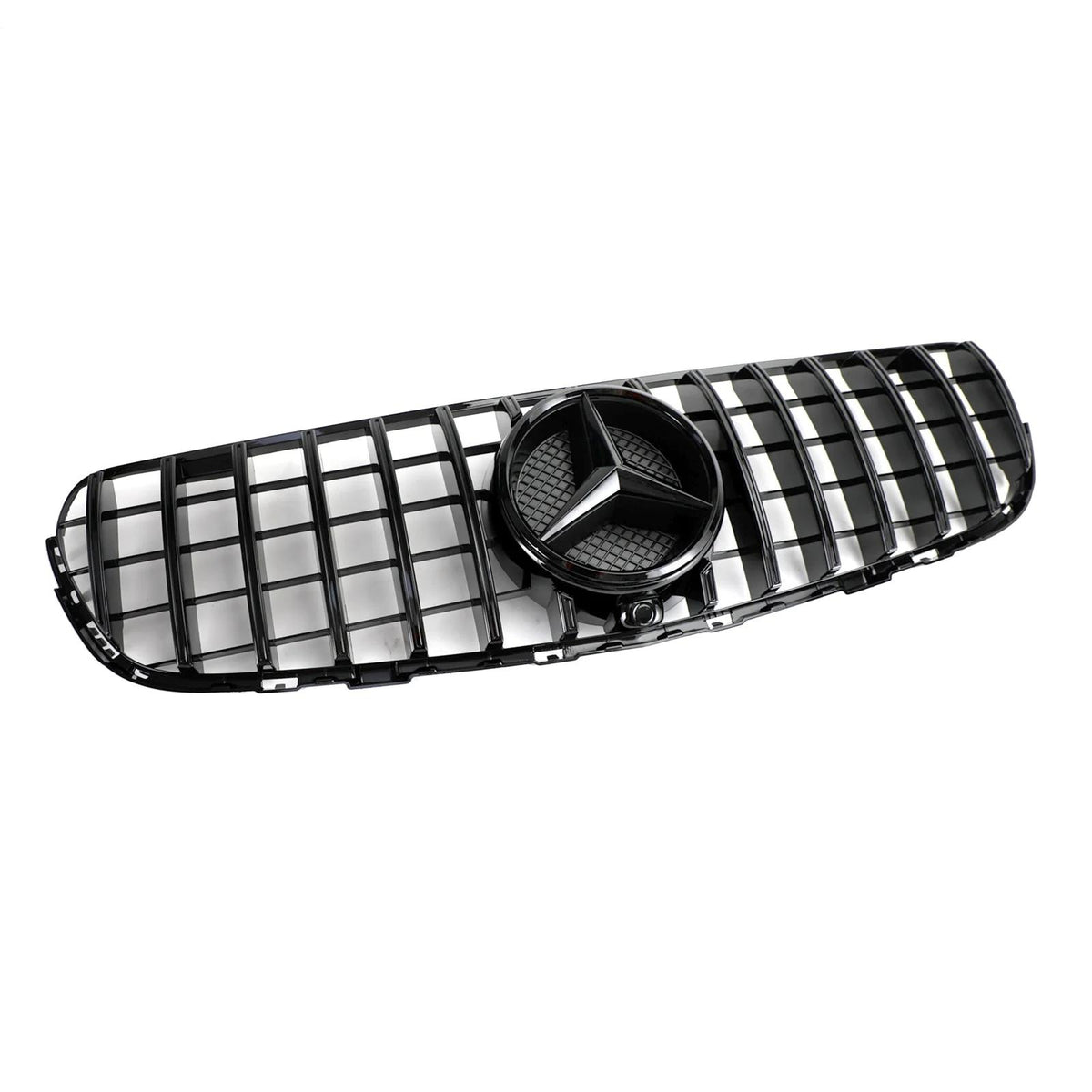 2015-2023 Benz W253 GLC-Class GLC300 GLC350 Front Bumper Grille Gloss Black Grill With Camera Hole Generic