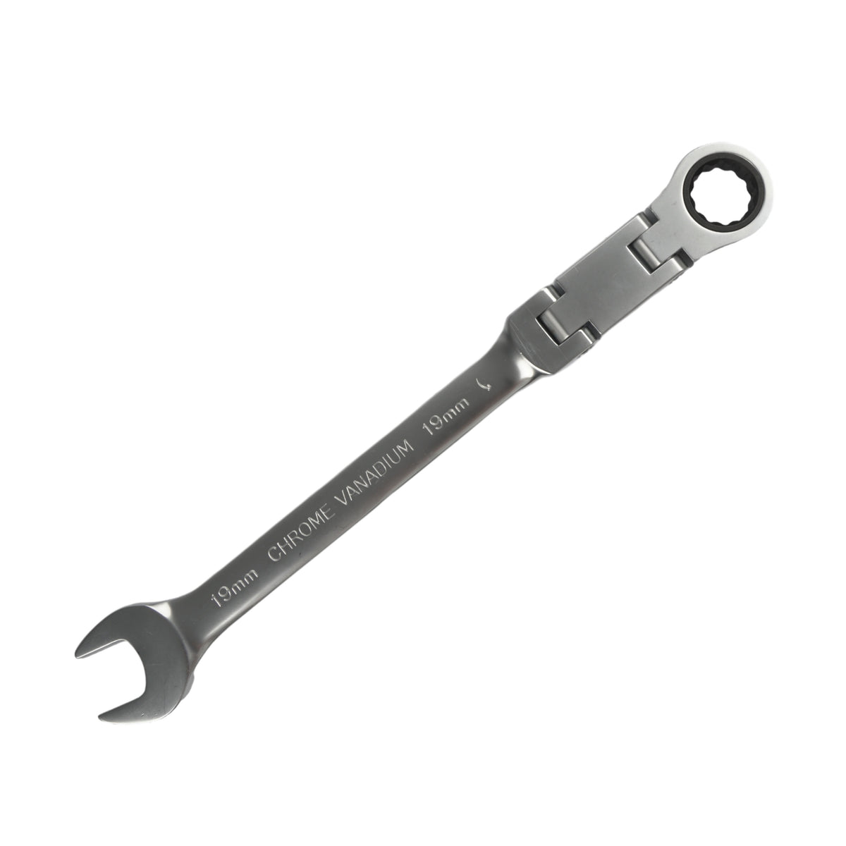 180° Flexible Head Ratchet Wrench Deep Offset 8-19mm Combination Dual-purpose Ratchet Tool Repair Ratchet Combination Set Car Hand Tools