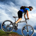 DSVF Mountain/Road Bike Carbon Steel 21 Speed Youth/Adult Bicycle, Aluminum Full Suspension Road Bike(700C/Three-knife Wheel), 26in Carbon Steel, Outdoor Fashionable Derailleur Mens/Womens Bikes