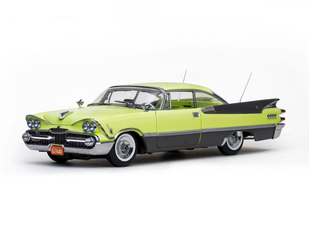 1959 DodCustom Royal Lancer Hard Top Yellow Platinum Edition 1/18 Diecast Model Car by Sunstar