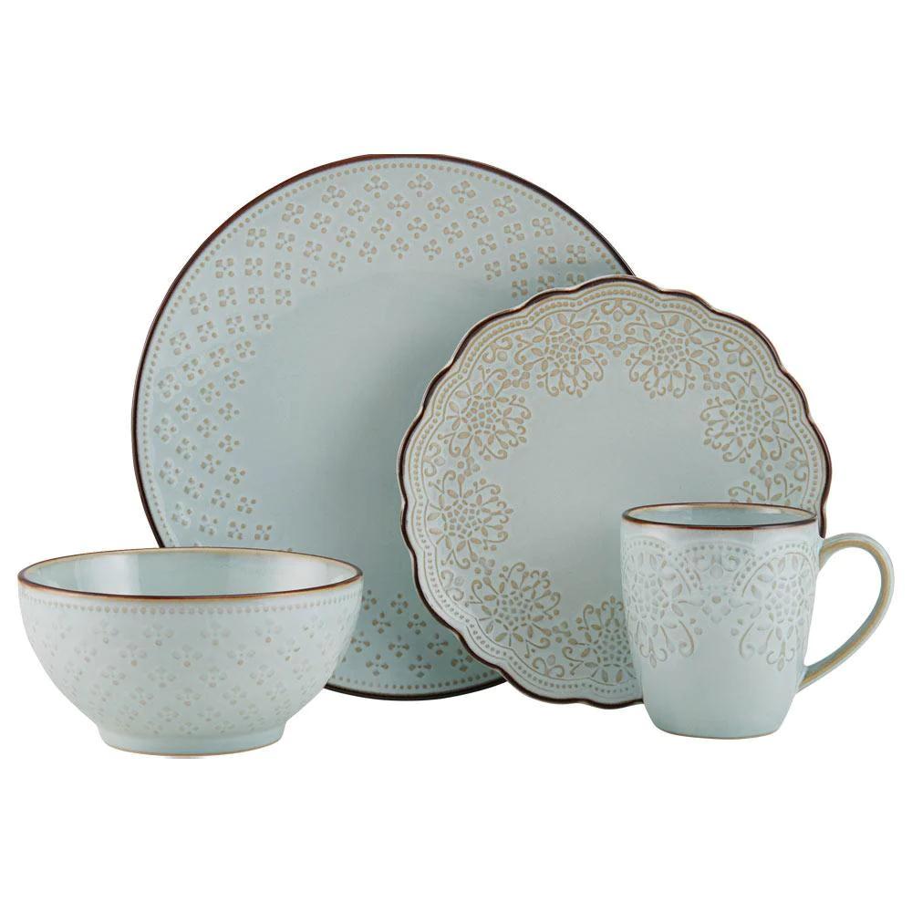 Joanne 16 Piece Dinnerware Set, Service for 4