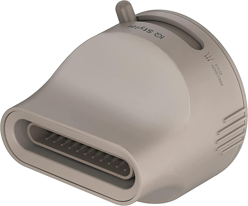 Shark XSKHD121CA IQ 2-in-1 Concentrator, Auto Preset Attachment Nozzle for HyperAIR Blow Dryers, Styling Tool, for Straight, Wavy, and Curly Hair, Frizz-Free, Sleek and Smooth Blowout, Stone