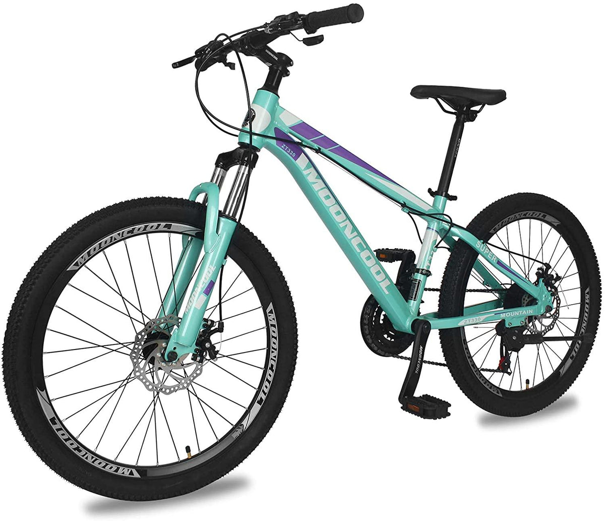 Barbella Mountain Bike Mountain Road Bicycles, 20/24/26/27.5 inch Wheels 7-21 Speed Bike, Aluminum/Steel Frame MTB Bike Double Disc Brake Suspension Fork Bicycle for Mens Womens Adults