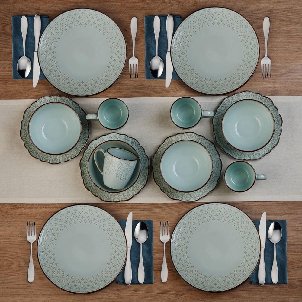 Joanne 16 Piece Dinnerware Set, Service for 4