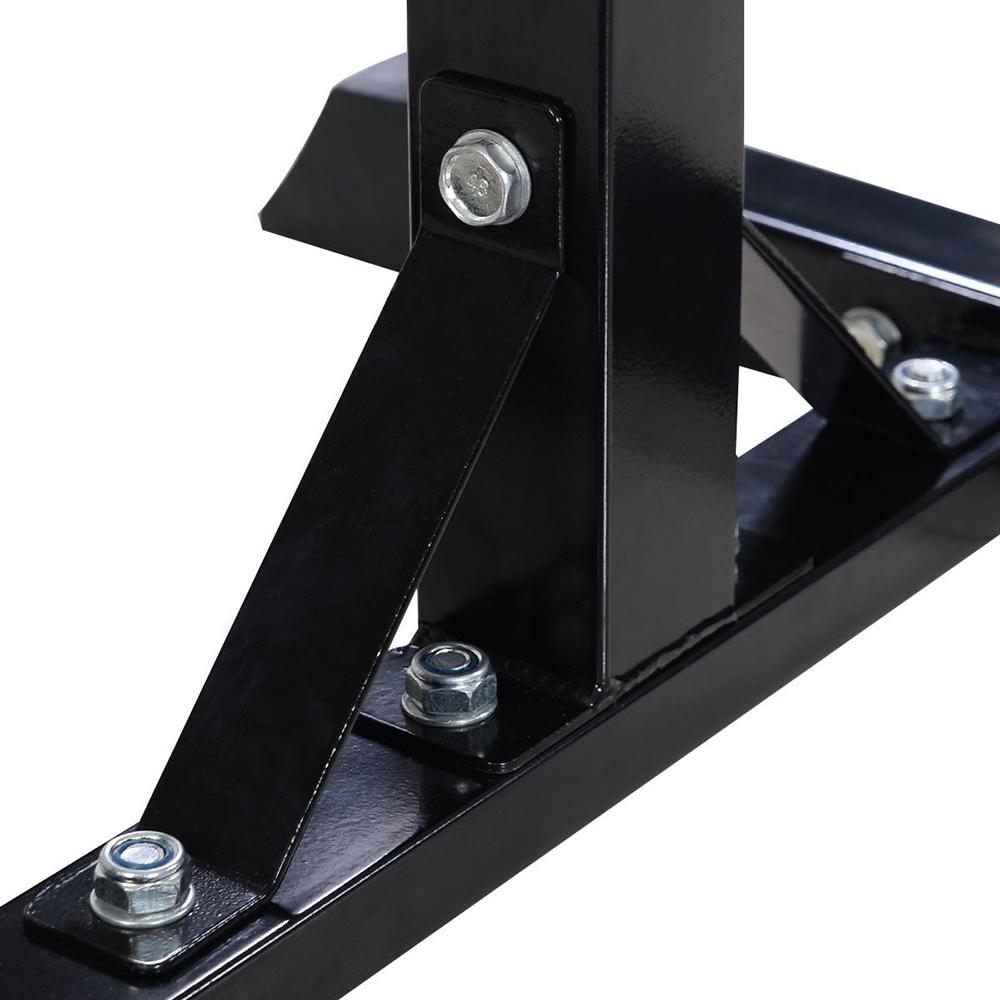 Barbell Rack Squat Stand Adjustable Bench Press Rack Dip Stand 660LB Max Load Multi-Function Weight Lifting Home Gym Fitness Home Indoor Strength Training