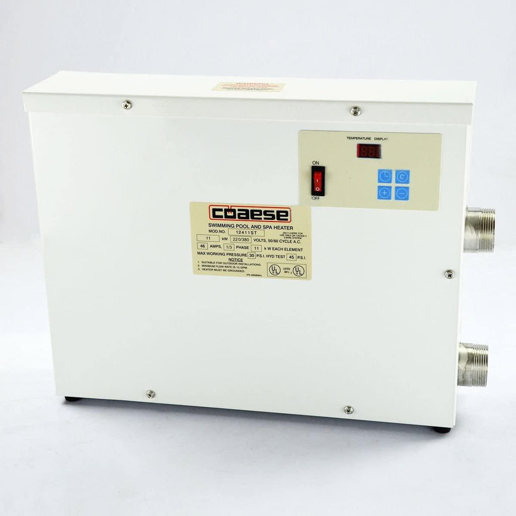 High Performance 11KW 220V Automatic Swimming pool Thermostat SPA Heater Home Bath Hot Tub Pump Temperature Controller