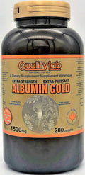 Qualitylab Albumin Gold 1500 mg 200 Capsules (Made in Canada)