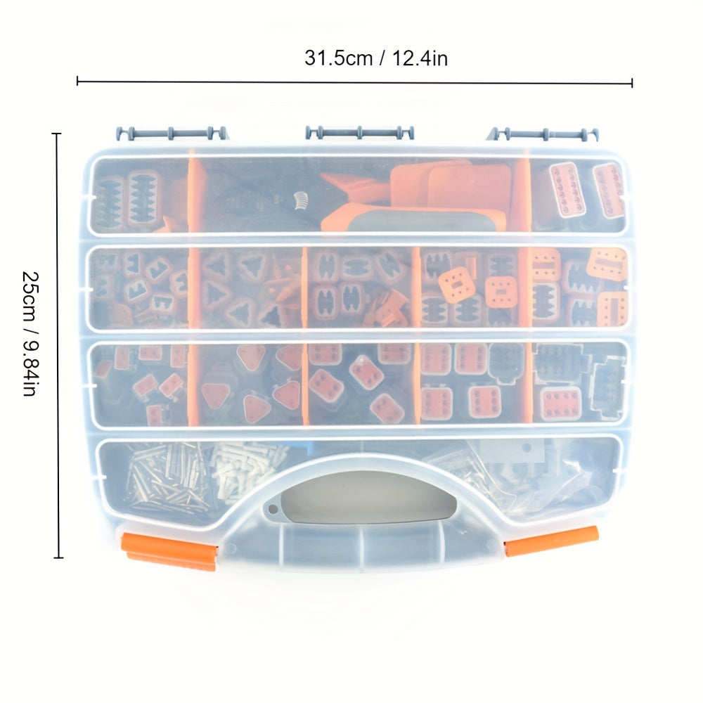 2-12 Pin DT Deutsch Series Waterproof Auto Connector Kits - Complete Set with Crimping & Removal Tools!