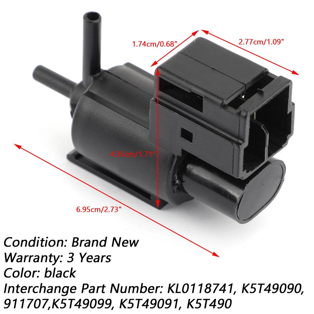 Emissions Vacuum Switch Solenoid Valve For Mazda Evap K5T49090 K5T49091 K5T49096 Generic