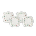 WinterberrySet of 4 Square Salad Plates