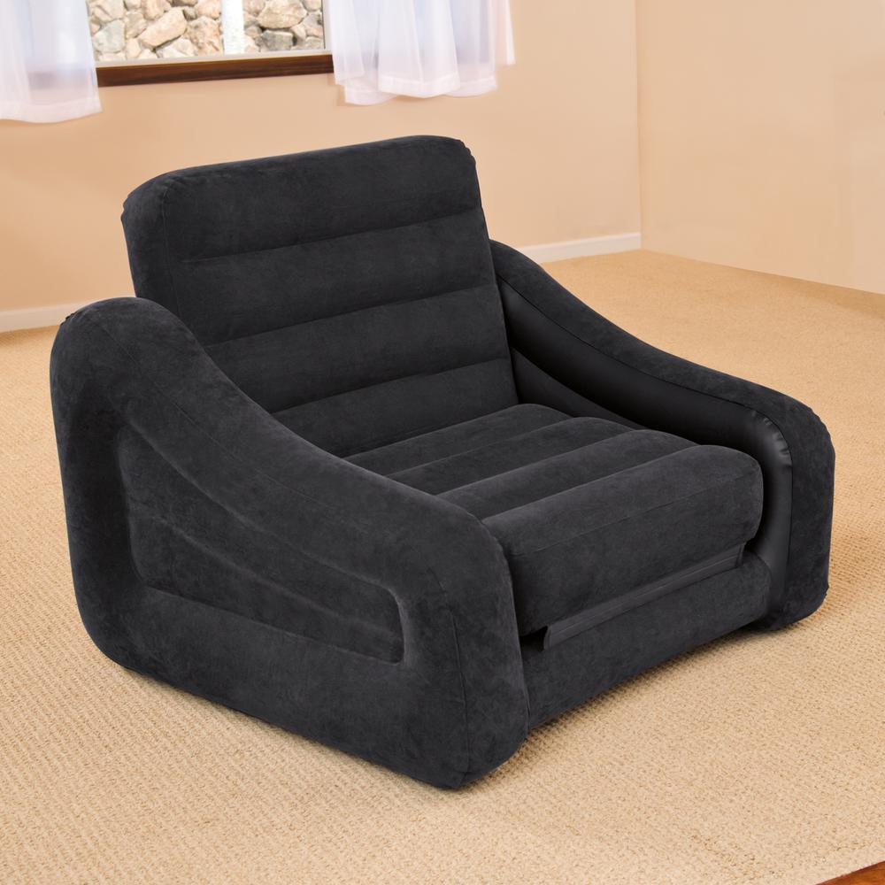 Inflatable Pull Out Chair Seat and Twin Bed Air Mattress Sper (5-Pack)