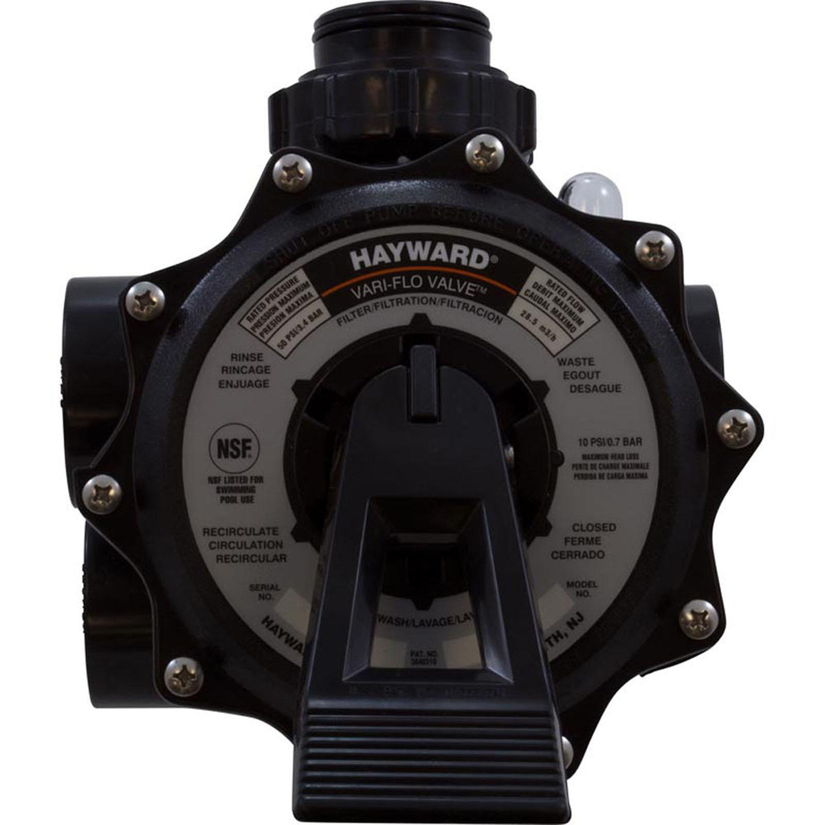 Hayward MPV, Hayward Pro Series Sand Filter, 2", Side Mount, 6 Pos