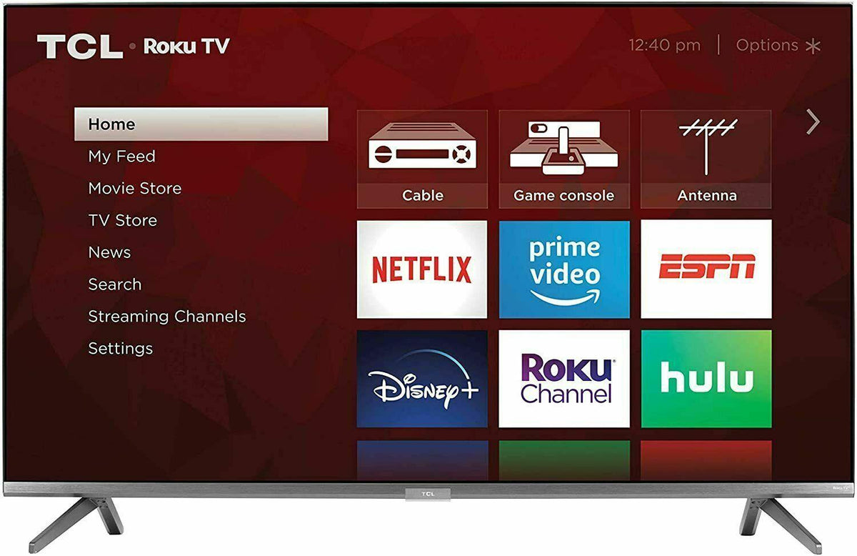tcl 75" 6-series 4k qled dolby vision hdr smart roku tv - 4 hdmi - 75r635