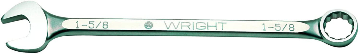 Wright Tool 1172 12-Point Heavy Duty Flat Stem Combination Wrench,Silver