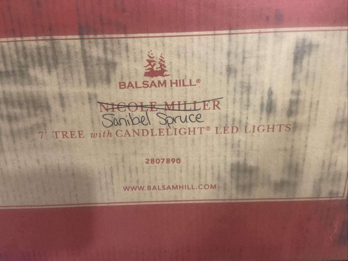OpenBox Defect Balsam Hill Sanibel Spruce 7' Tree with Candlelight LED Lights